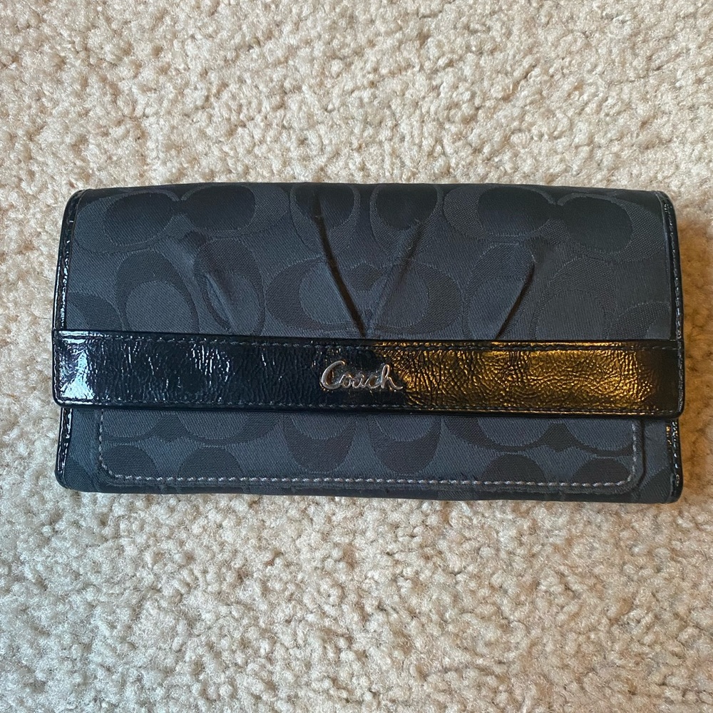 Coach Black ‘C’ Wallet